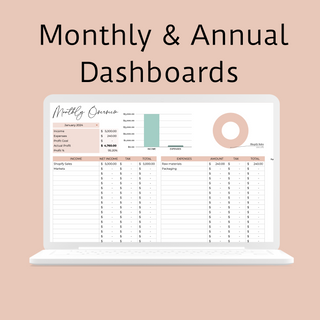 Basic Bookkeeping Spreadsheet - Track income and expenses