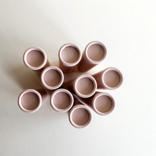 Lip Balm Tube - Pastel Pink - Kraft Cardboard Eco Friendly